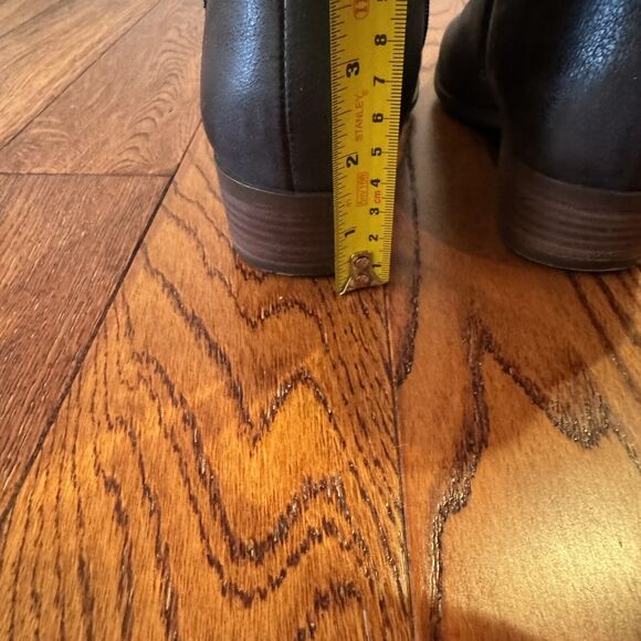 Lucky Brand Banterr 2 Womens 8 Leather Bootie Faux Fur Lining Zip Indie Boho - Picture 10 of 15